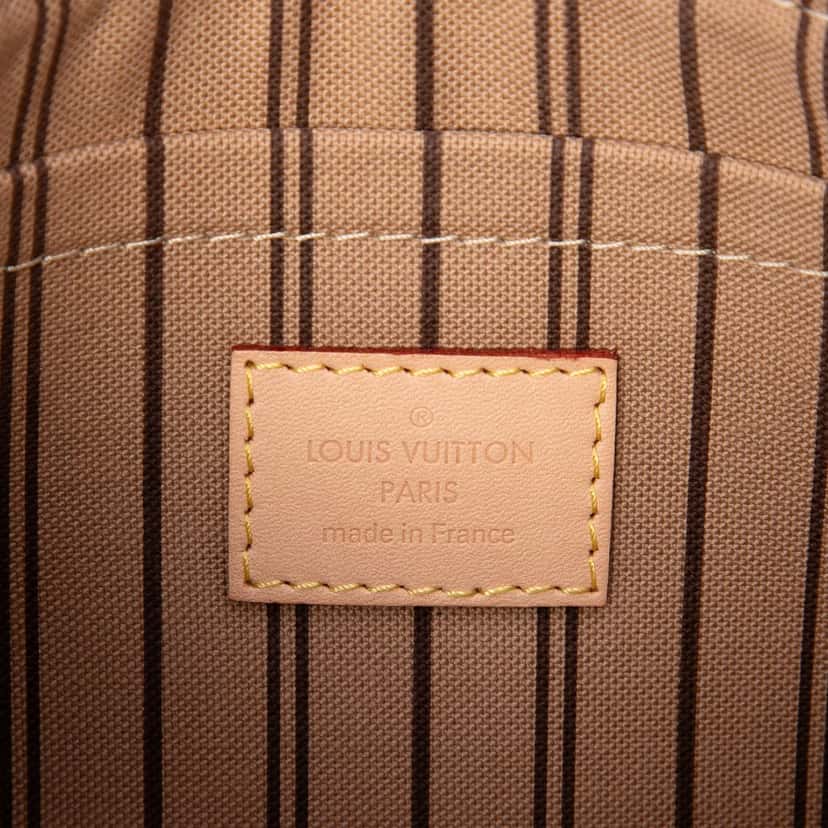 Louis Vuitton Monogram Neverfull MM Pouch Brown Very good condition - Box View
