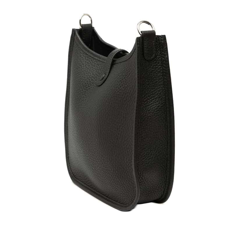 Hermès Clemence Evelyne 16 Amazone Black Leather Very good condition - Back View