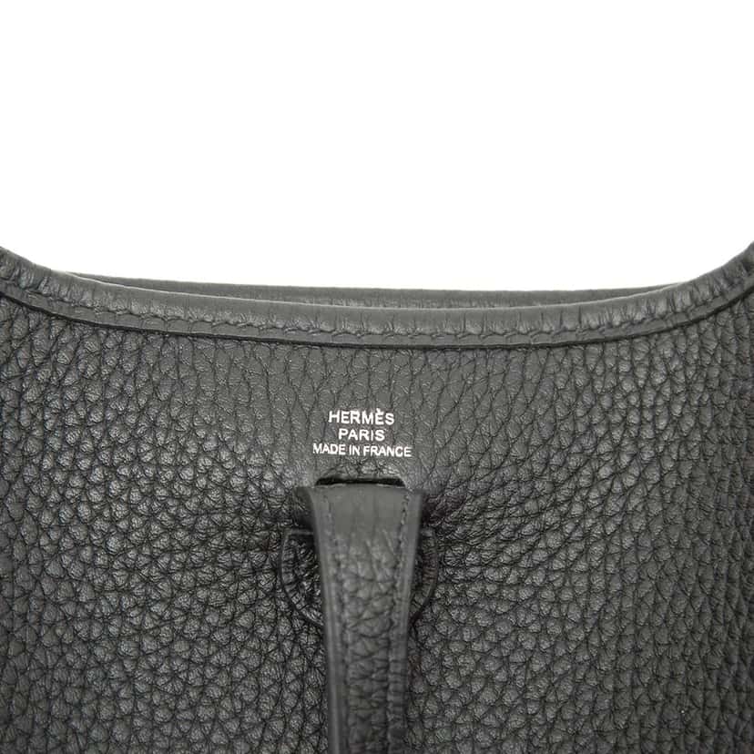 Hermès Clemence Evelyne 16 Amazone Black Leather Very good condition - Box View