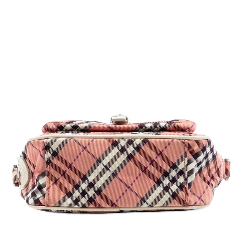 Burberry Nova Check Canvas Crossbody Red Very good condition - Inside View