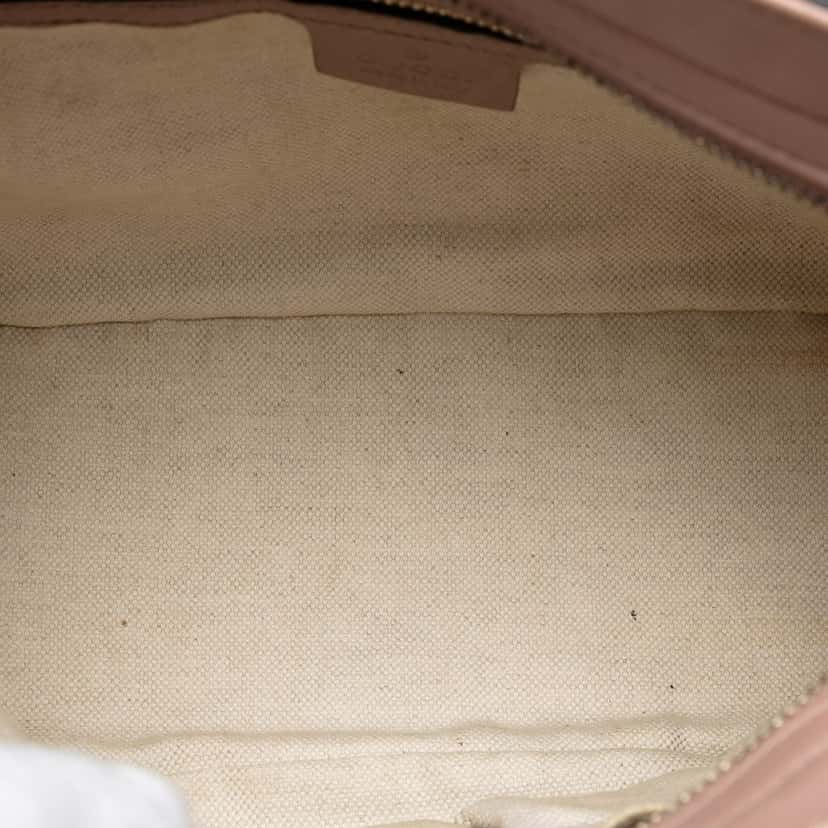 Gucci Small Guccissima Bree Satchel Pink Leather Very good condition - Model View