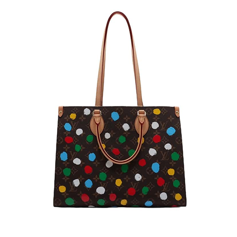 Louis Vuitton Yayoi Kusama Monogram OnTheGo MM Brown Very good condition - Front View