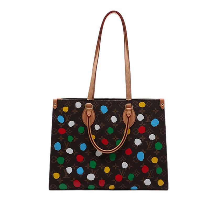Louis Vuitton Yayoi Kusama Monogram OnTheGo MM Brown Very good condition - Back View