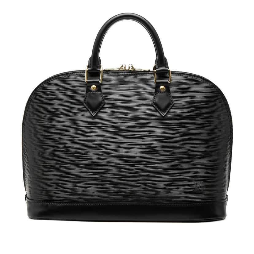 Louis Vuitton Epi Alma PM Black Leather Very good condition - Front View