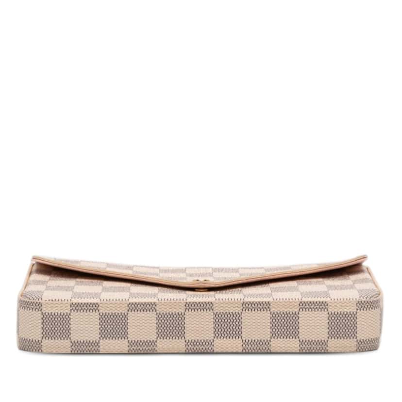 Louis Vuitton Damier Azur Pochette Felicie White Very good condition - Inside View