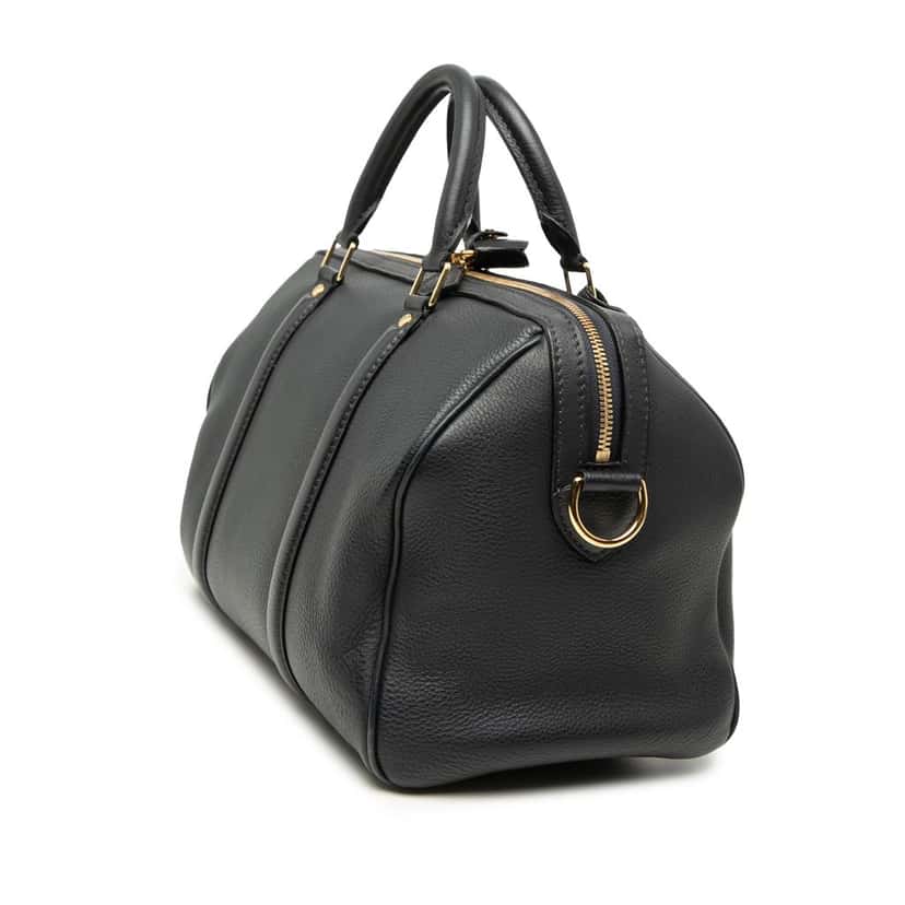 Louis Vuitton Sofia Coppola Calfskin SC PM Black Leather Very good condition - Back View