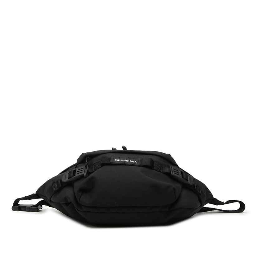 Balenciaga Large Nylon Army Belt Bag Black Very good condition - Inside View