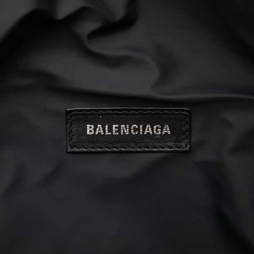 Balenciaga Large Nylon Army Belt Bag Black Very good condition - Box View