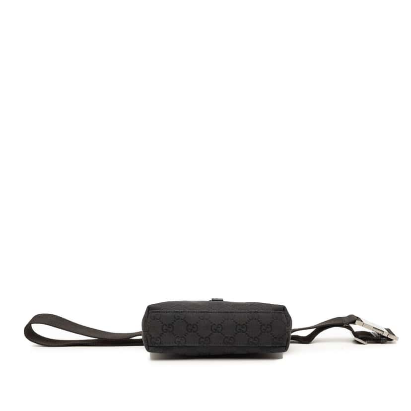 Gucci GG Canvas Jackie Belt Bag Black Very good condition - Inside View