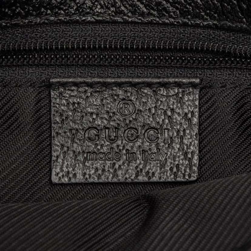 Gucci GG Canvas Jackie Belt Bag Black Very good condition - Box View