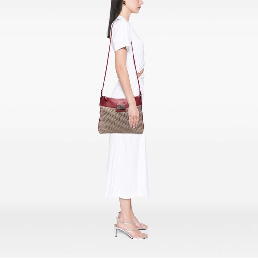 Dior Diorissimo Trotter Canvas Street Chic Crossbody Brown Very good condition - Box View