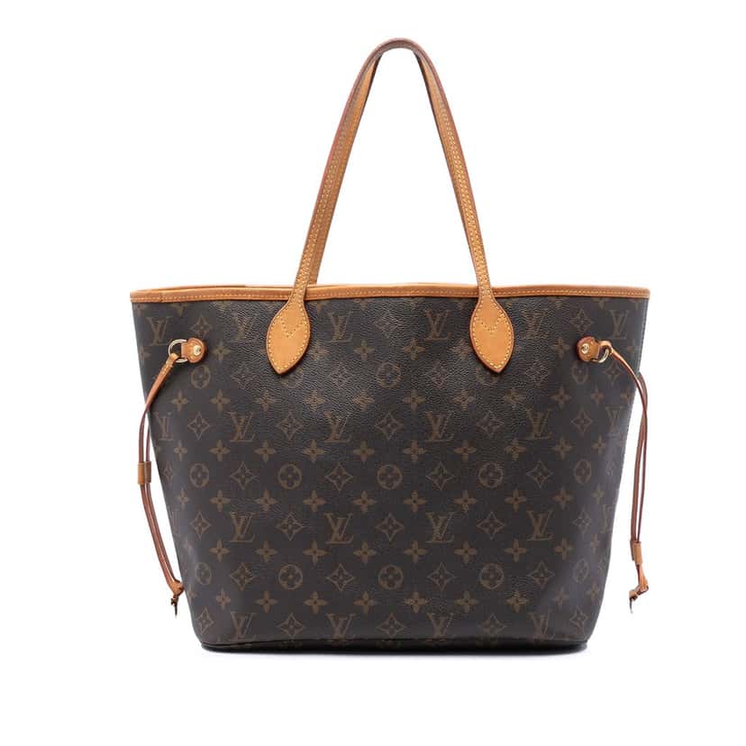 Louis Vuitton Monogram Neverfull MM Brown Very good condition - Front View