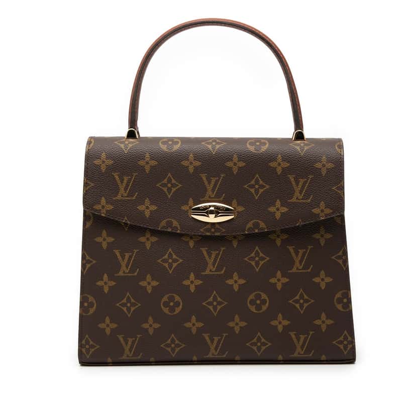 Louis Vuitton Monogram Malesherbes Brown Very good condition - Front View