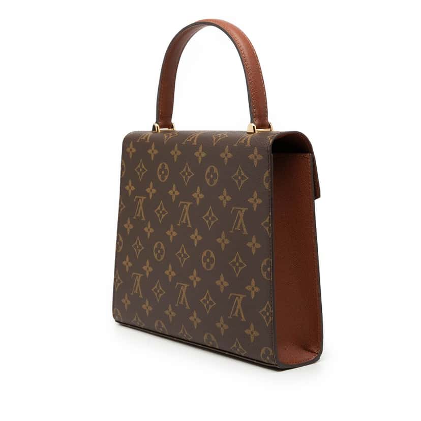 Louis Vuitton Monogram Malesherbes Brown Very good condition - Back View