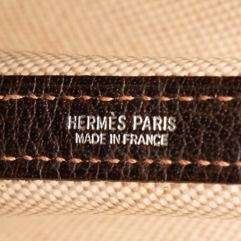 Hermès Toile and Negonda Garden Party 36 Beige Very good condition - Box View