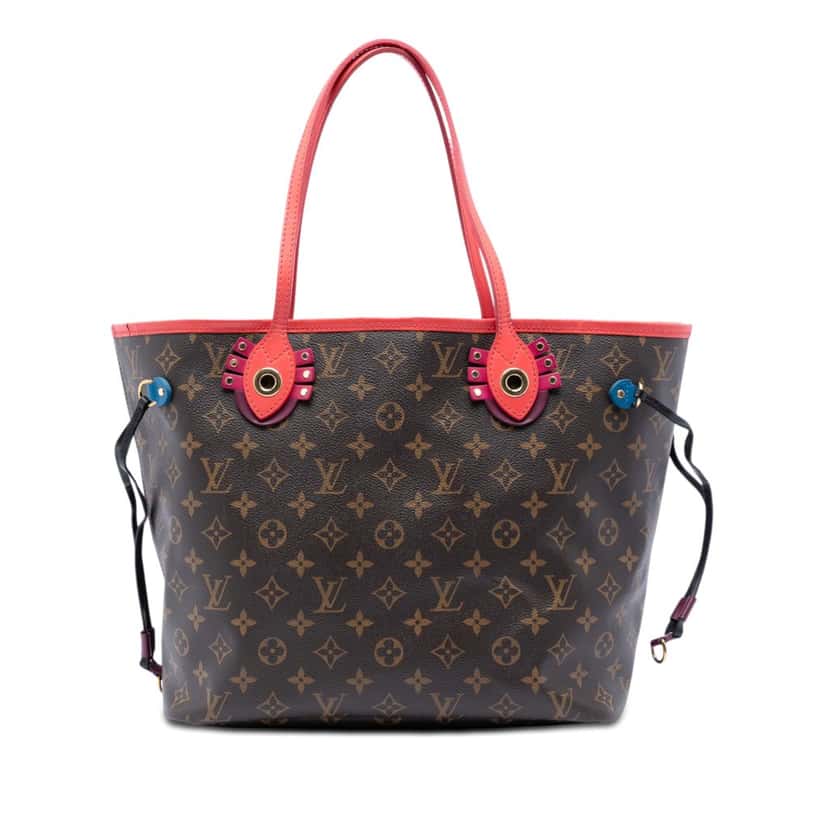 Louis Vuitton Monogram Totem Neo Neverfull MM Brown Very good condition - Front View