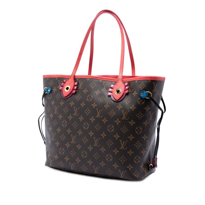 Louis Vuitton Monogram Totem Neo Neverfull MM Brown Very good condition - Back View