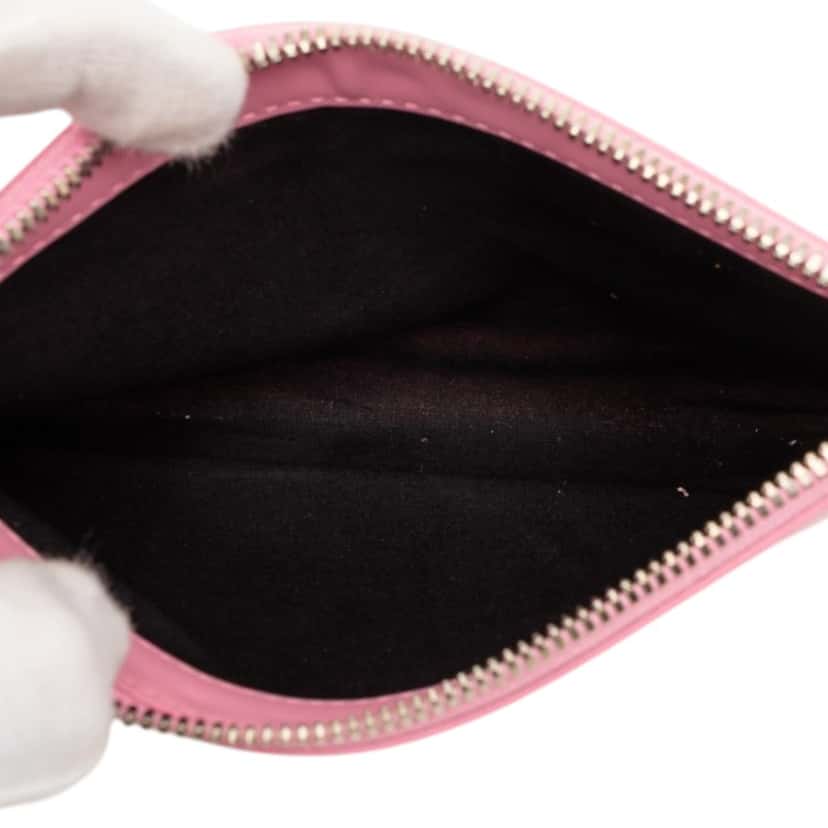 Balenciaga Canvas Navy Cabas Pouch Pink Very good condition - Model View