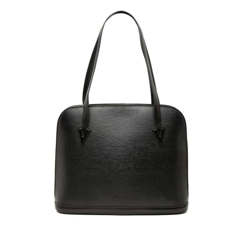 Louis Vuitton Epi Lussac Black Leather Very good condition - Front View