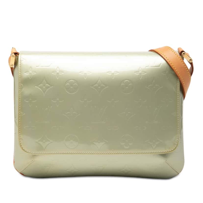 Louis Vuitton Monogram Vernis Thompson Street Green Leather Very good condition - Front View