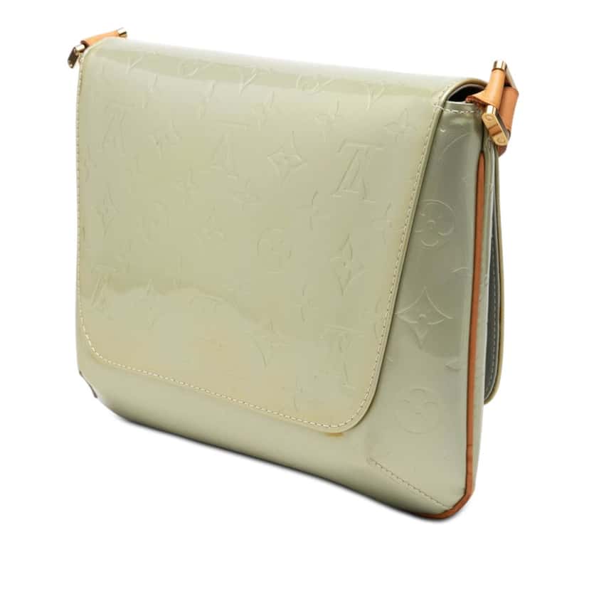 Louis Vuitton Monogram Vernis Thompson Street Green Leather Very good condition - Back View