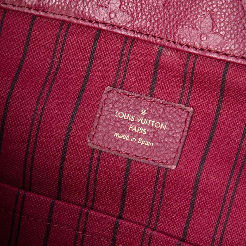 Louis Vuitton Monogram Empreinte Artsy MM Red Leather Very good condition - Box View