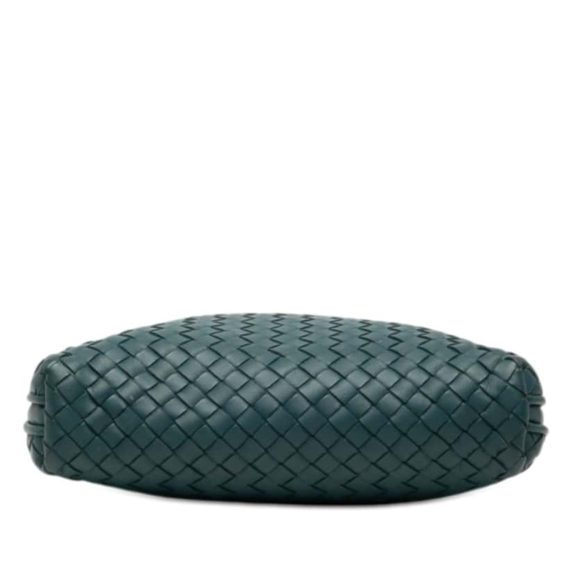 Bottega Veneta Nappa Intrecciato Nodini Crossbody Blue Leather Very good condition - Inside View