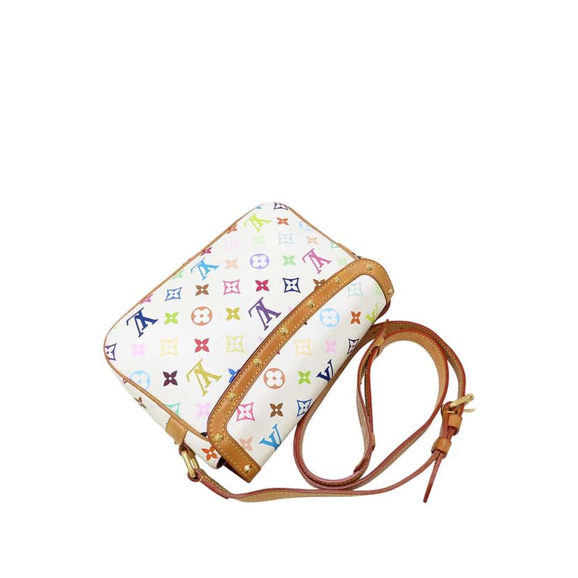 Louis Vuitton Monogram Multicolore Sologne White Very good condition - Back View