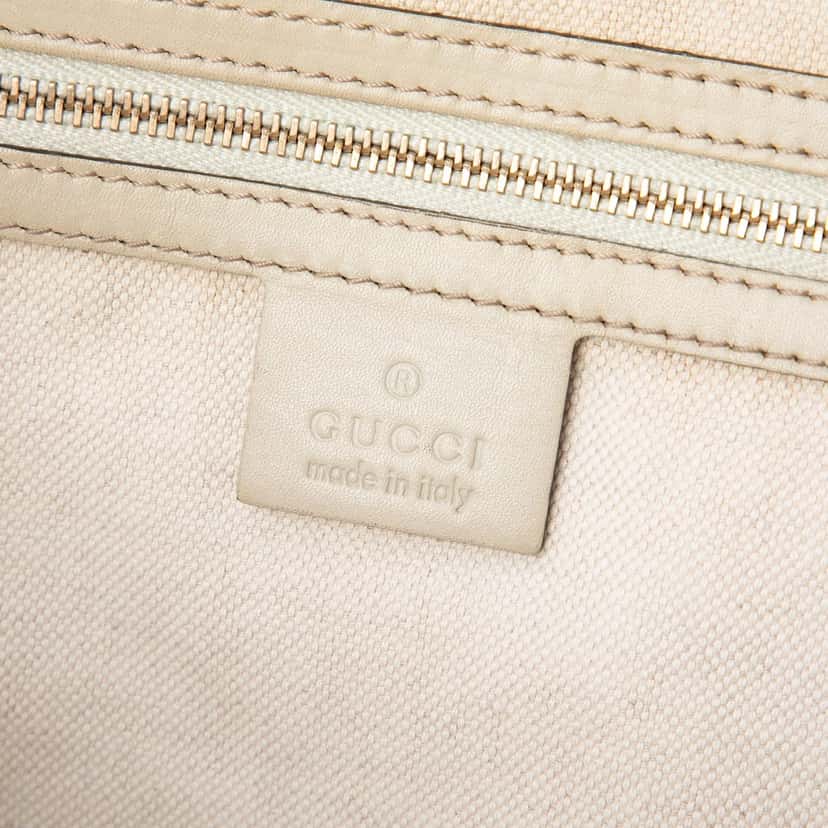 Gucci GG Canvas Web Mayfair Tote Beige Very good condition - Box View