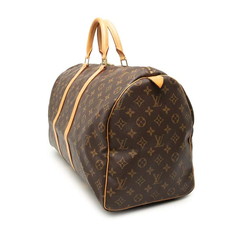 Louis Vuitton Monogram Keepall 50 Brown Very good condition - Back View
