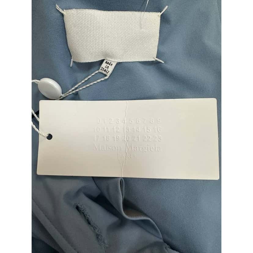 Maison Margiela Maison Margiela Strapless Draped Jersey Wrap Dress Sz.42 Pre-owned Blue Never worn, with tag - Back View