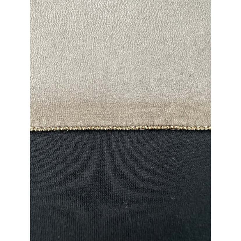 Brunello Cucinelli Brunello Cucinelli Black Satin Stripe Short Sleeve T-Shirt Sz.S Pre-owned Black Satin Good condition - Box View