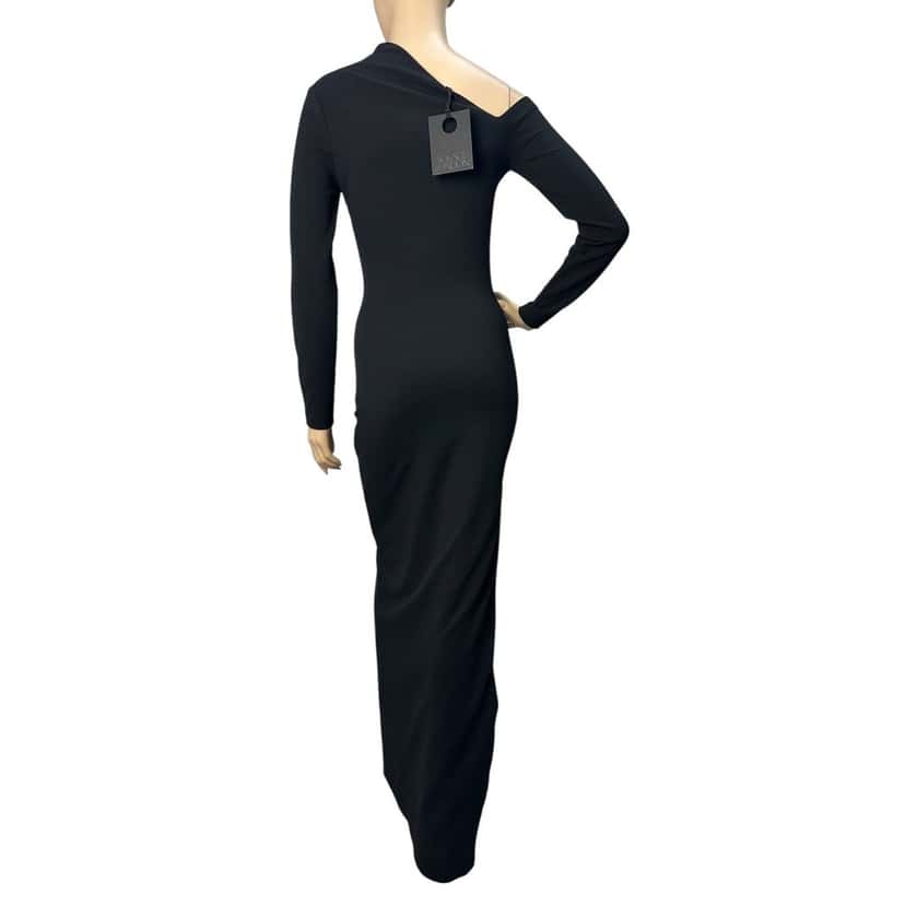 Solace London NWT Solance London Asymmetric Neckline Long Sleeves Dress Sz.34 Red Never worn, with tag - Back View