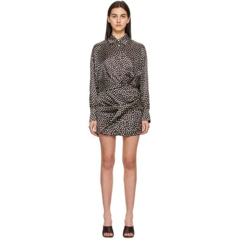 Magda Butrym Magda Butrym Polka-Dot Silk Dress Sz.34 Pre-owned Other Silk Good condition - Front View