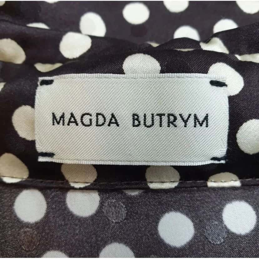 Magda Butrym Magda Butrym Polka-Dot Silk Dress Sz.34 Pre-owned Other Silk Good condition - Model View
