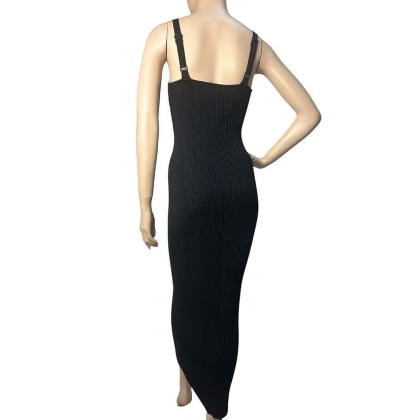 Magda Butrym Magda Butrym Stpaps Knitted Dress Sz.38 Pre-owned Black Good condition - Inside View