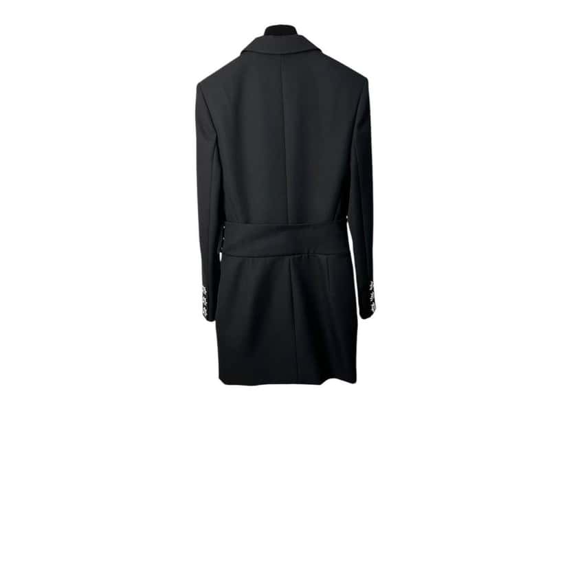Alexandre Vauthier Alexandre Vauthier Crystal Embellished Black Blazer Bress Sz.40 pre-owned Black Good condition - Box View