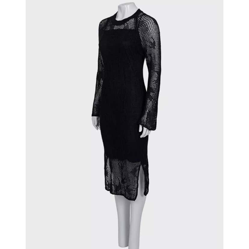 Alexander McQueen Alexander McQueen McQ Knitted Linen Dress - Size S Pre-owned Other Linen Good condition - Back View