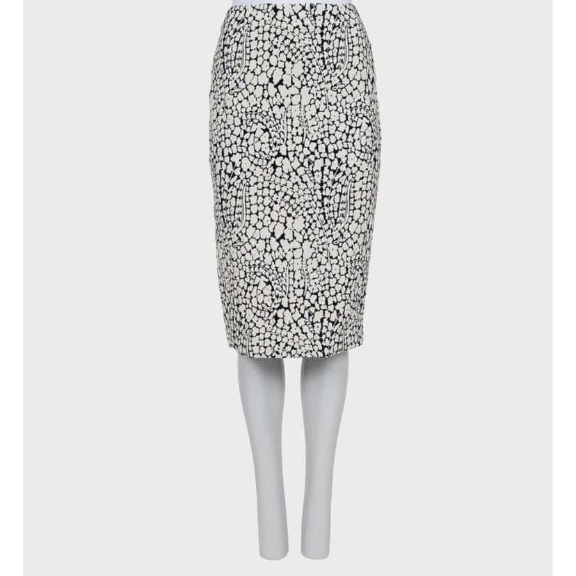 Christian Dior Christian Dior Floral Pencil Skirt - Size XS (FR 34) Pre-owned Black Good condition - Inside View