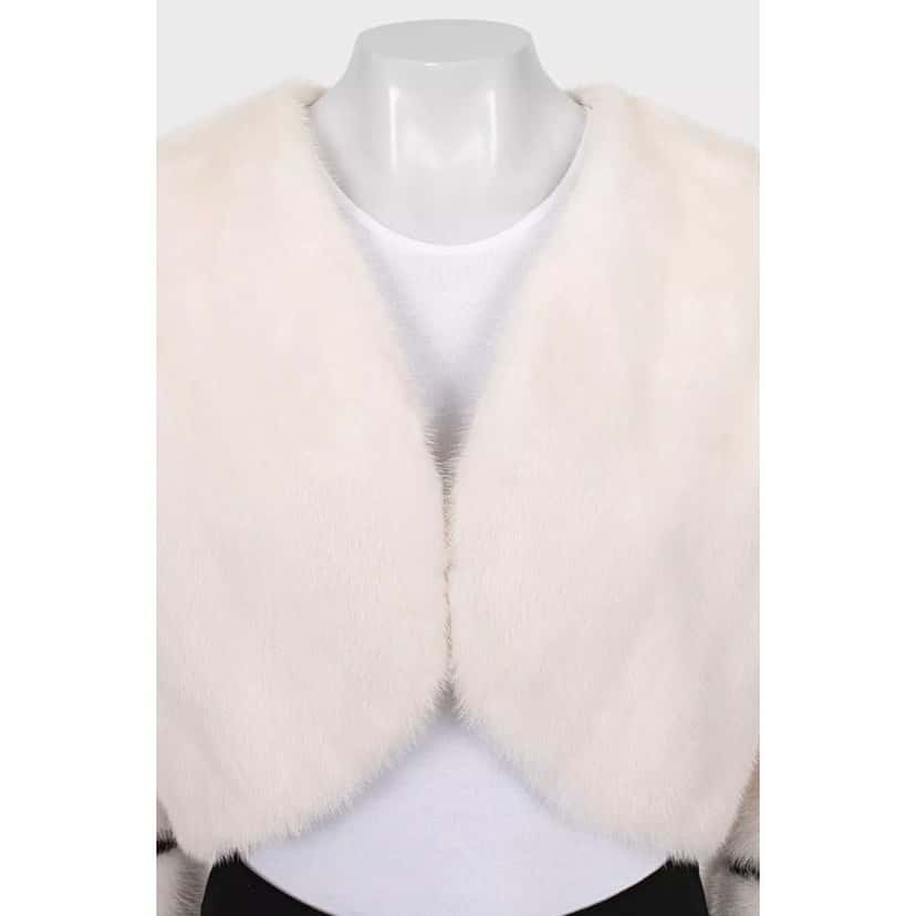 Zilli Zilli White  Cropped Jacket IT40 | S Pre-owned White Good condition - Model View