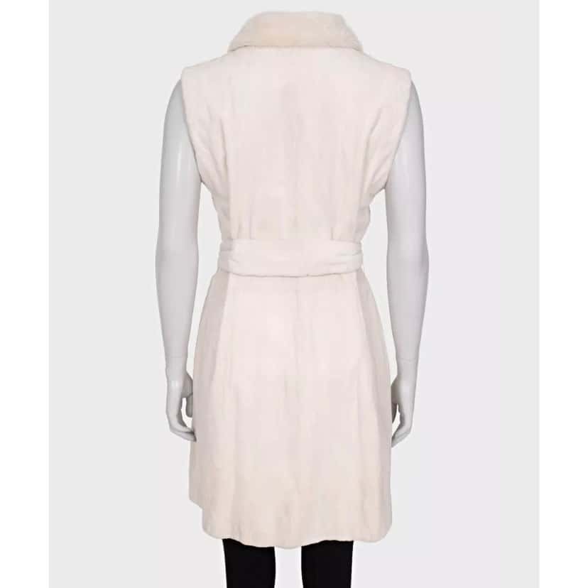 Zilli Zilli Luxury White Vest - Size 40/ L Pre-owned White Silk Good condition - Inside View