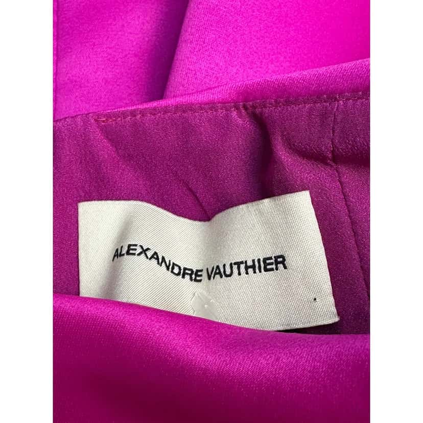 Alexandre Vauthier Alexandre Vauthier Satin Fuchsia Mini Skirt  Sz.38 Other Satin Good condition - Box View