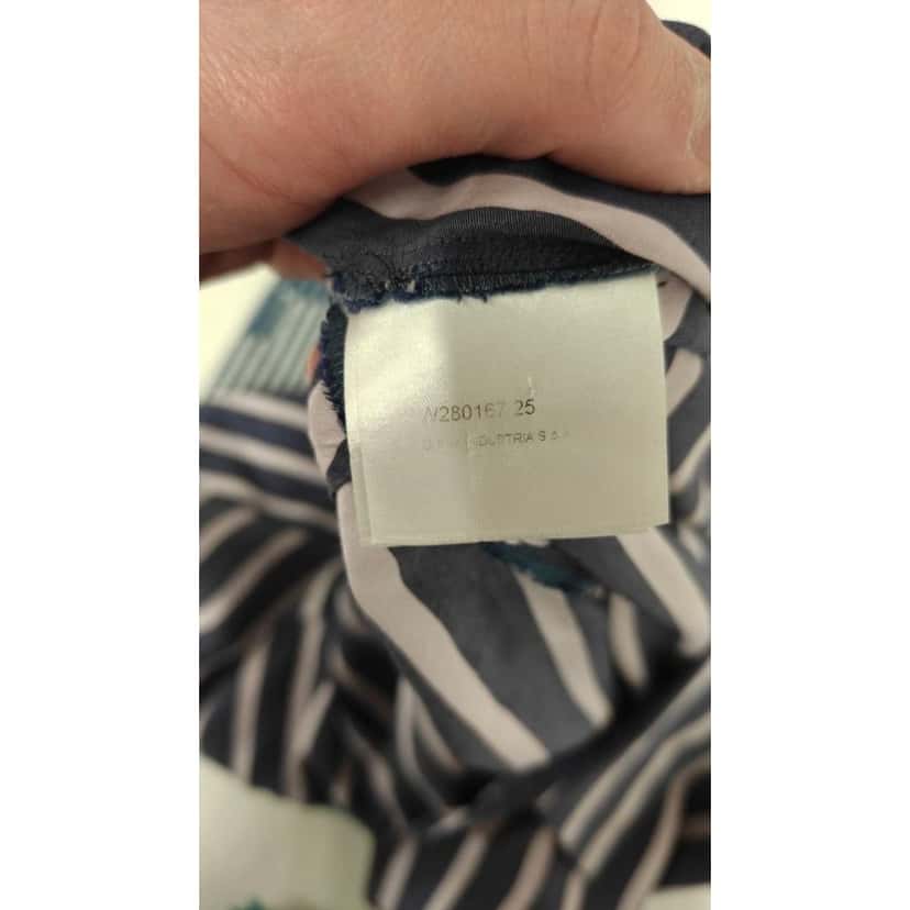 Vivienne Westwood Vivienne Westwood Striped Oversize Viscose Blend Shirt Sz.42/M Pre-owned Purple Silk Good condition - Box View