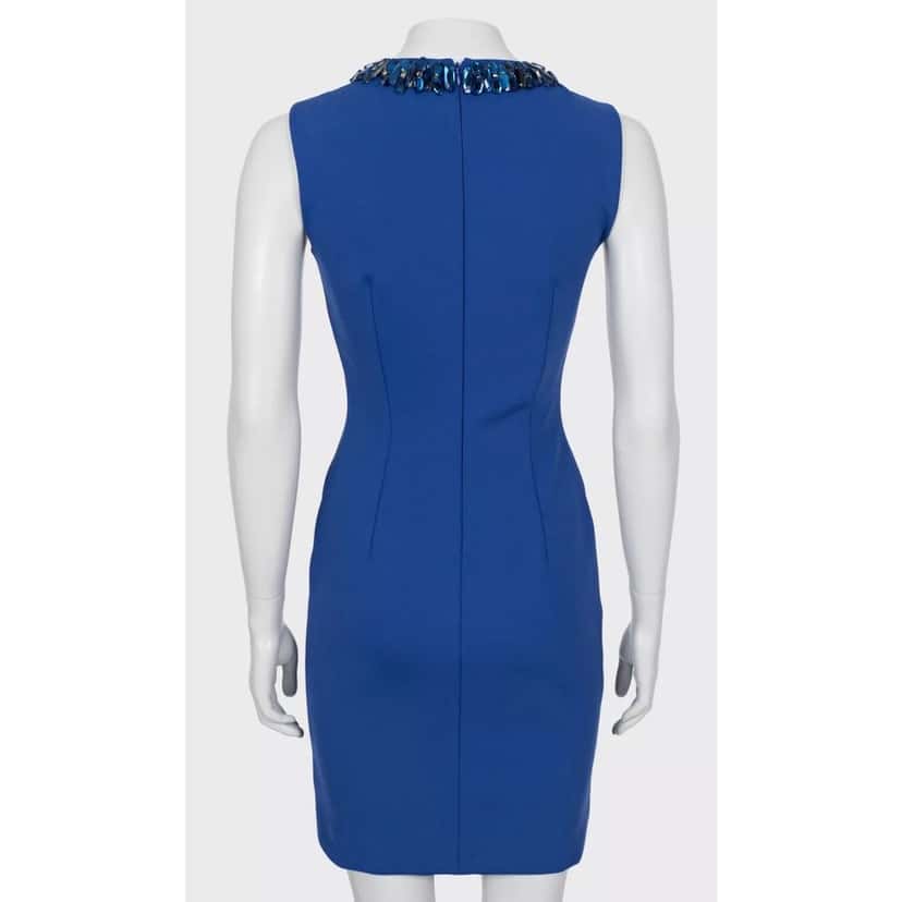 Alexander McQueen Alexander McQueen Blue Fitted Dress - IT40 Pre-owned Blue Good condition - Inside View