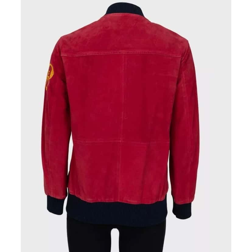 Valentino Valentino Spa Red Leather Embroidered Jacket - IT40 / US S pre-owned Red Leather Good condition - Inside View