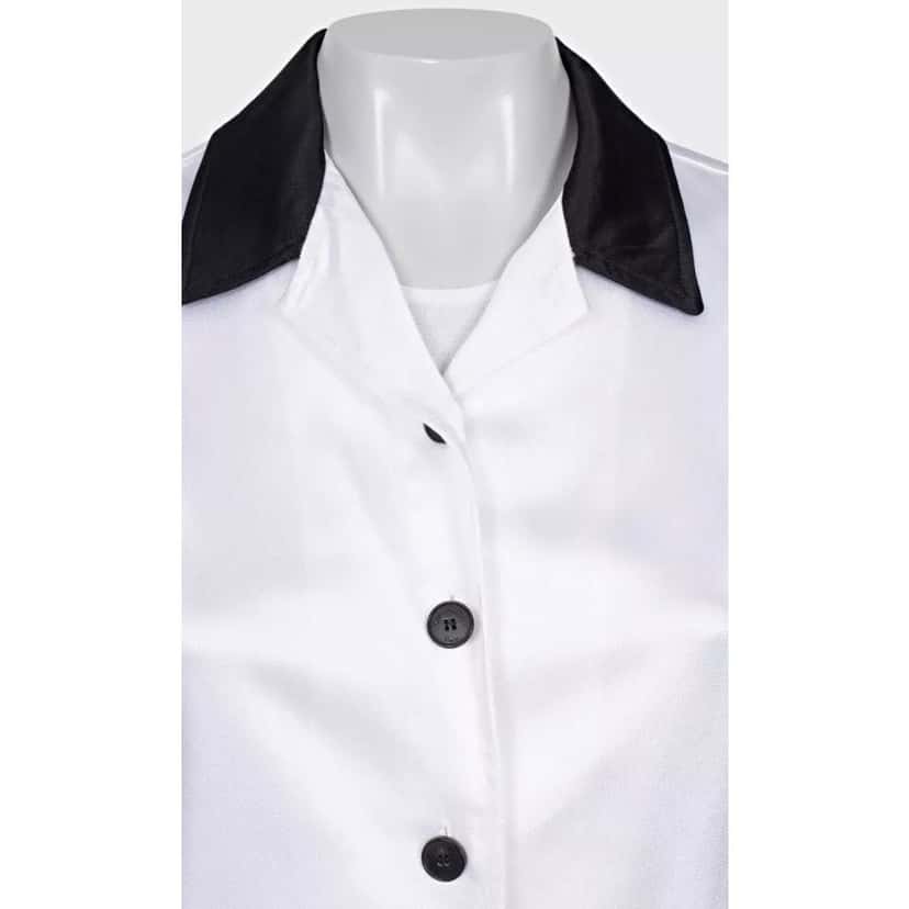 Christian Dior Christian Dior White Viscose Black Trim Suit - Size XS  Pre-owned Black Good condition - Box View