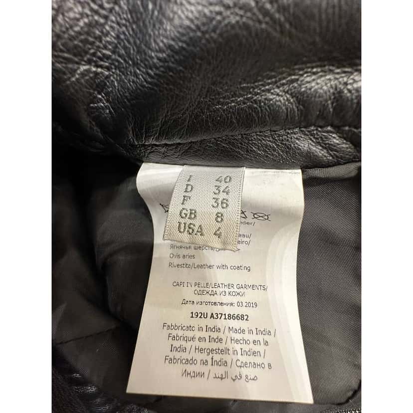 Alberta Ferretti Alberta Ferretti Leather Pants - Size 40 Pre-owned Other Leather Good condition - Model View