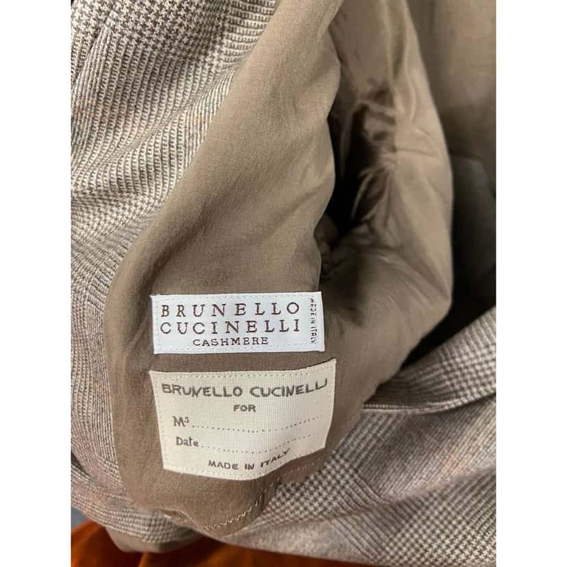 Brunello Cucinelli Brunello Cucinelli Brown Cashmere Jacket - Size 42 M Pre-owned Brown Wool Good condition - Box View