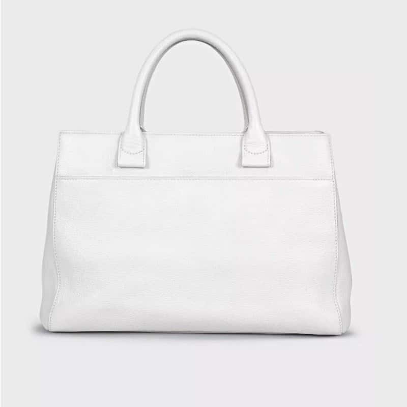 Chanel Chanel Neo Executive White Leather Tote Bag Pre-owned White Leather Good condition - Inside View