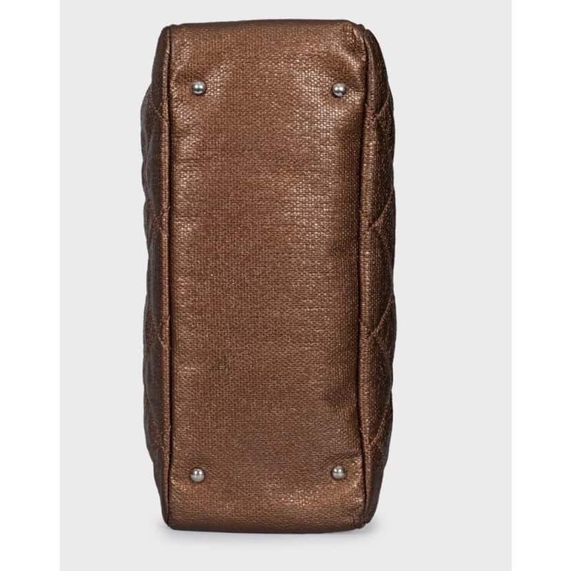 Chanel Chanel Paris-Biarritz Handbag Pre-owned Silver Leather Good condition - Model View